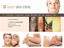 Tablet Screenshot of laserskinclinic.com.au
